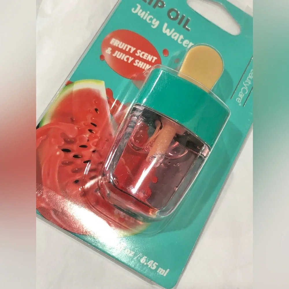 Watermelon flavored fruity scent juicy shine hydrating lip‎ oil new